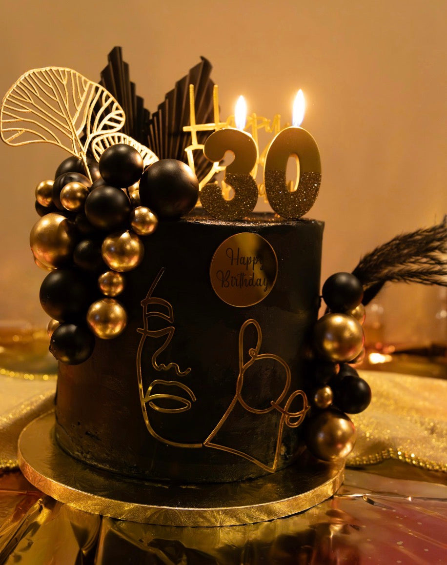 Hennessy Haitian Cake with Fondant